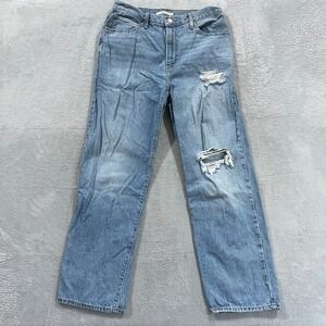 Levis '94 Baggy Jeans Womens 31x31 Straight Distressed High Rise Cowgirl Y2k